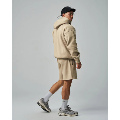TEAMJOINED TJTC™ FLEECE OVERSIZED HOODIE-KHAKI