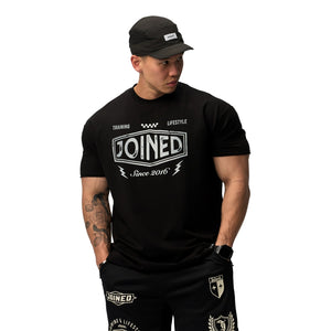 TEAMJOINED TJTC™ RACING RIBBED NECK FLEXFIT TOP-BLACK