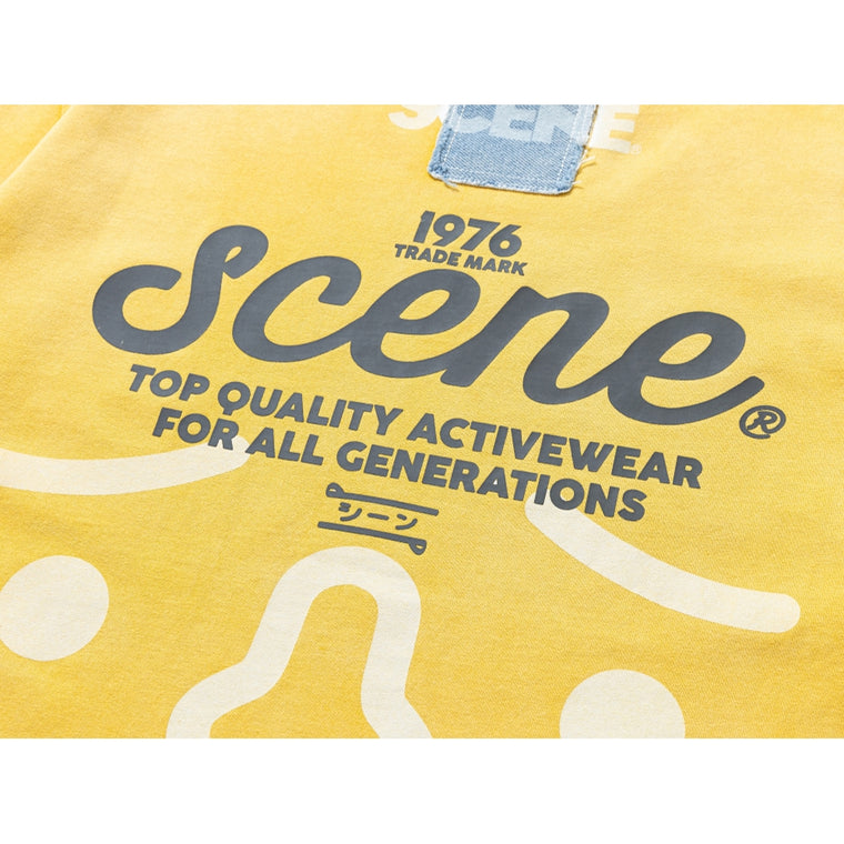 SCENE BY ICE FIRE x TO-FU SUMMER TEE C-YELLOW