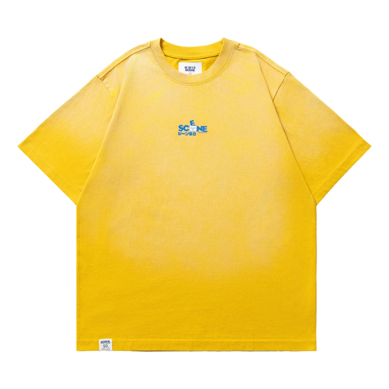 SCENE BY ICE FIRE x TO-FU SUMMER TEE C-YELLOW
