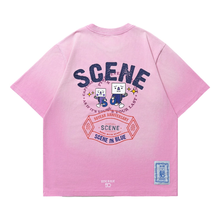 SCENE BY ICE FIRE x TO-FU SUMMER TEE D-PINK