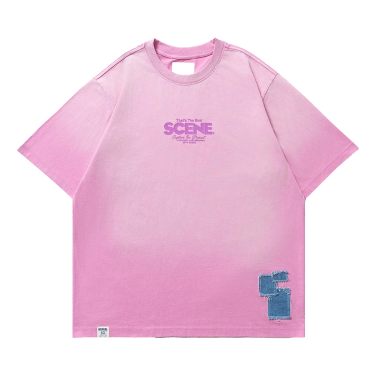 SCENE BY ICE FIRE x TO-FU SUMMER TEE D-PINK