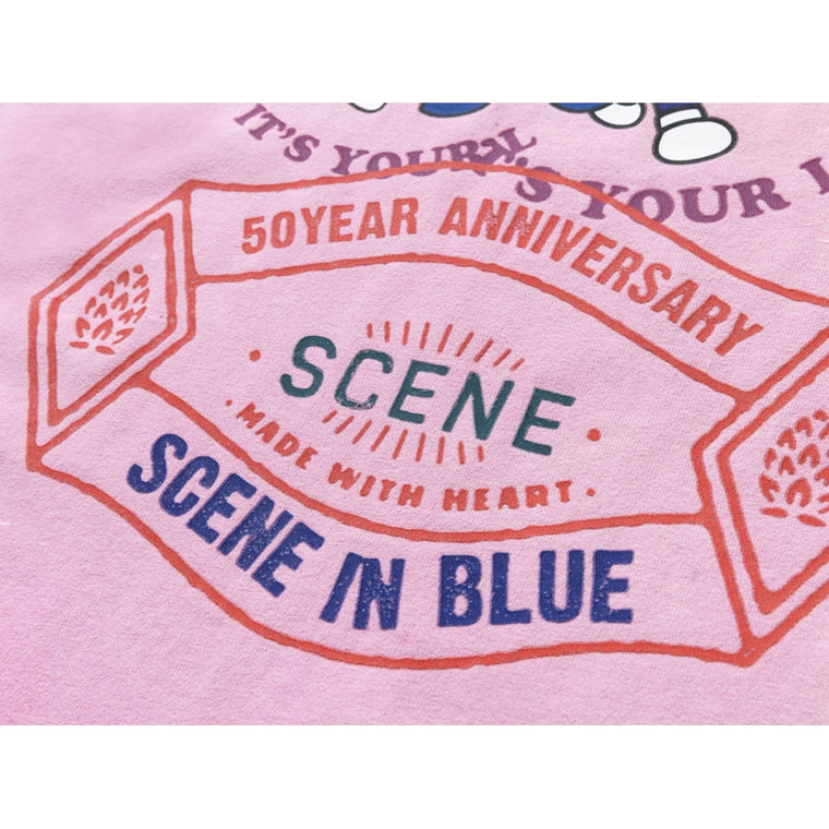 SCENE BY ICE FIRE x TO-FU SUMMER TEE D-PINK