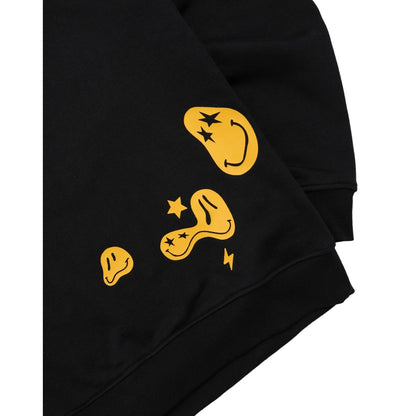 PHANTACI TRANSFORM SMILEY HOODIE-BLACK