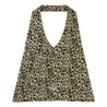 NEUTRAL SOCIETY TRIANGLE TOTE BAG-LEOPARD