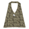 NEUTRAL SOCIETY TRIANGLE TOTE BAG-LEOPARD