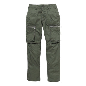 NONNATIVE TROOPER 6P TROUSERS COTTON GABARDINE-OLIVE