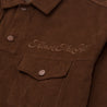 HONOR THE GIFT TRUCKER JACKET-BROWN