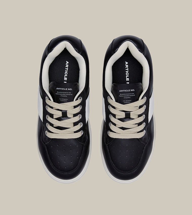 ARTICLE NO. TWO-COLORWAY BURGER SKATE-BLACK/WHITE