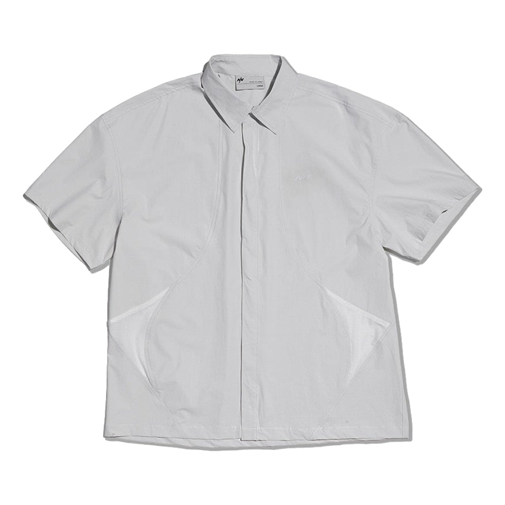 NINE POINT NINE TYPE IA TECH S/S SHIRTS-BEIGE