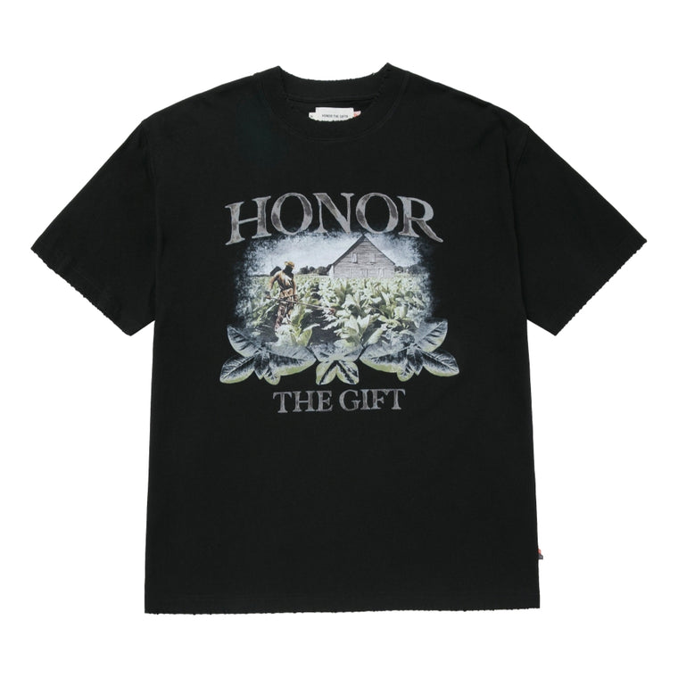 HONOR THE GIFT TOBACCO FIELD SS TEE-BLACK