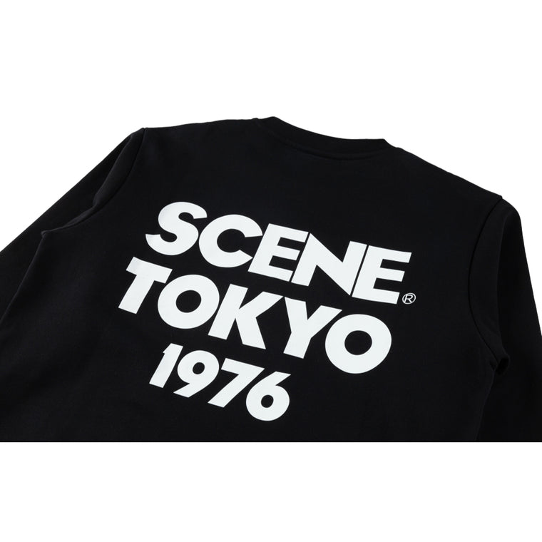 SCENE BY ICE FIRE TOKYO 1976 SWEATER-BLACK