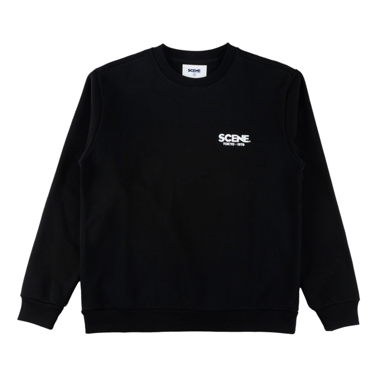 SCENE BY ICE FIRE TOKYO 1976 SWEATER-BLACK