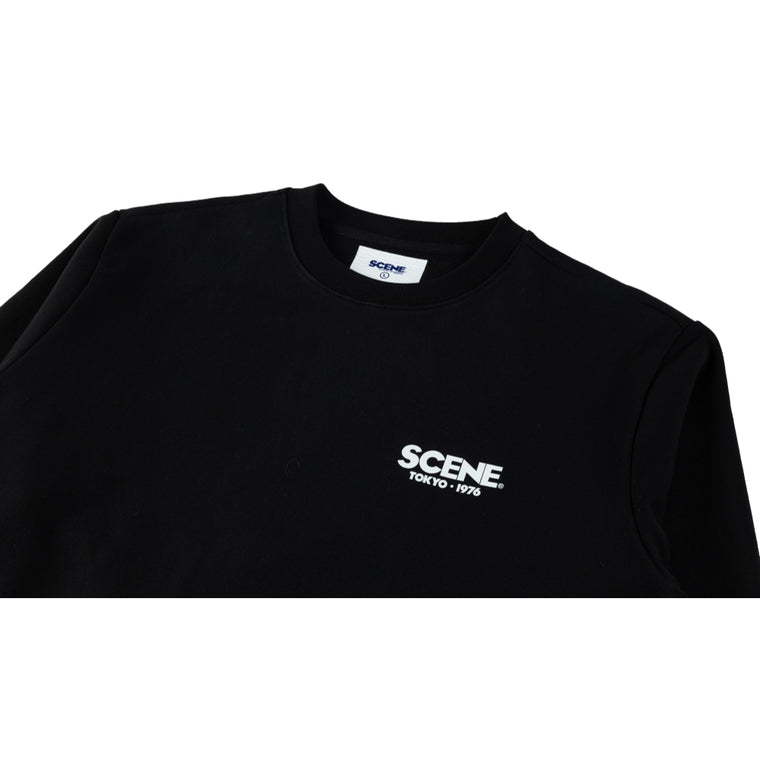 SCENE BY ICE FIRE TOKYO 1976 SWEATER-BLACK