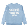SCENE BY ICE FIRE TOKYO 1976 SWEATER-LIGHT BLUE