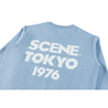 SCENE BY ICE FIRE TOKYO 1976 SWEATER-LIGHT BLUE