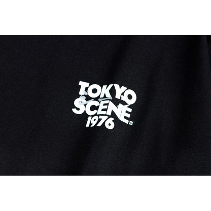 SCENE BY ICE FIRE TOKYO HANJI 1976 TEE // BLACK-BLACK