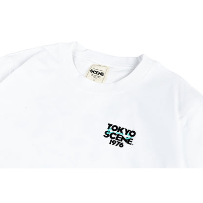 SCENE BY ICE FIRE TOKYO HANJI 1976 TEE // WHITE-WHITE
