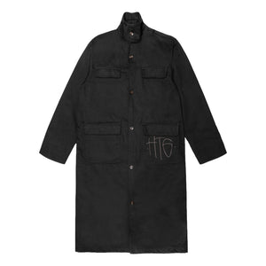 HONOR THE GIFT TRENCH COAT-BLACK