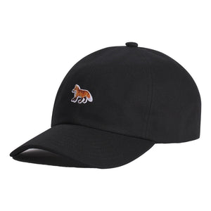 MAISON KITSUNE U BABY FOX 6P CAP-BLACK
