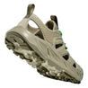 HOKA U HOPARA-OYSTER MUSHROOM / NEON LIME