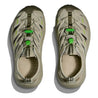 HOKA U HOPARA-OYSTER MUSHROOM / NEON LIME