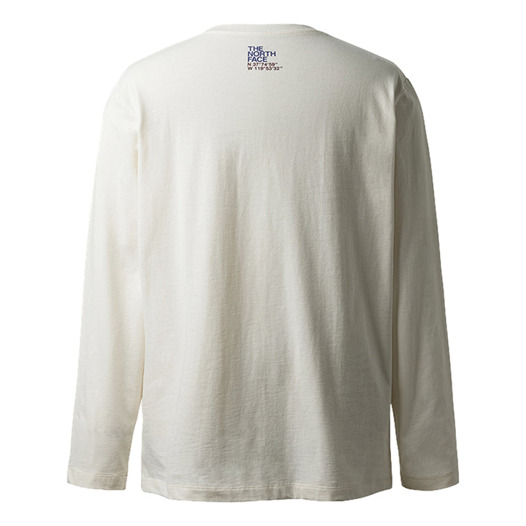 THE NORTH FACE U L/S NOVELTY HALF DOME TEE – AP-WHITE