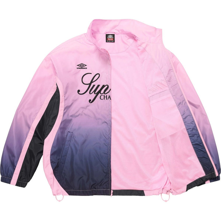 SUPREME UMBRO® GRADIENT TRACK JACKET-PINK
