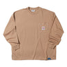 PUBLISH UNION MADE POCKET LONG SLEEVES TEE-BROWN