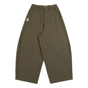 NEUTRAL SOCIETY UNISEX BARREL PANTS-OLIVE