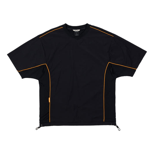TEAMJOINED JOINED® URBAN PANELED EXTRA-OVERSIZED JERSEY-BLACK/ORANGE