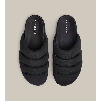 ARTICLE NO. VAGABOND BLACK PADDED CLOGS-BLACK