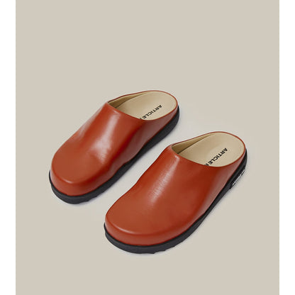ARTICLE NO. VAGABOND CALF LEATHER BRICK-RED MULE-BRICK / RED