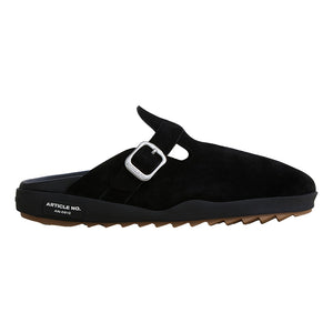 ARTICLE NO. VAGABOND LEATHER BLACK DRIFT CLOGS-BLACK