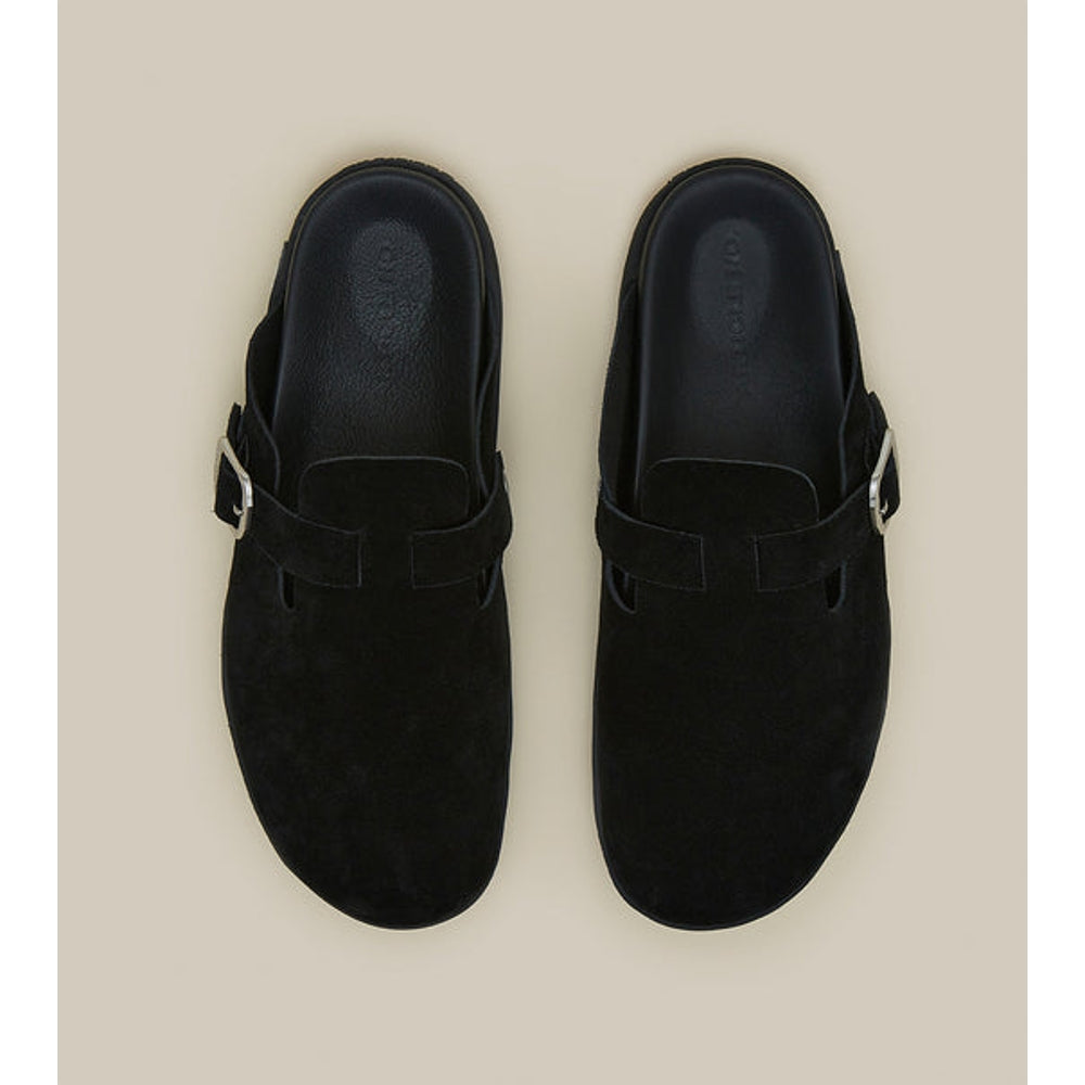ARTICLE NO. VAGABOND LEATHER BLACK DRIFT CLOGS-BLACK