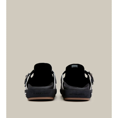 ARTICLE NO. VAGABOND LEATHER ZEBRA PRINT DRIFT CLOGS-ZEBRA