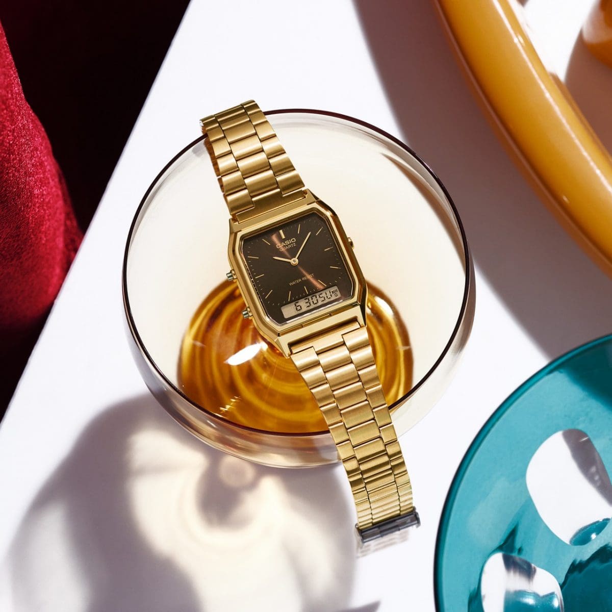 CASIO VINTAGE GENERAL LINE AQ-230-GOLD