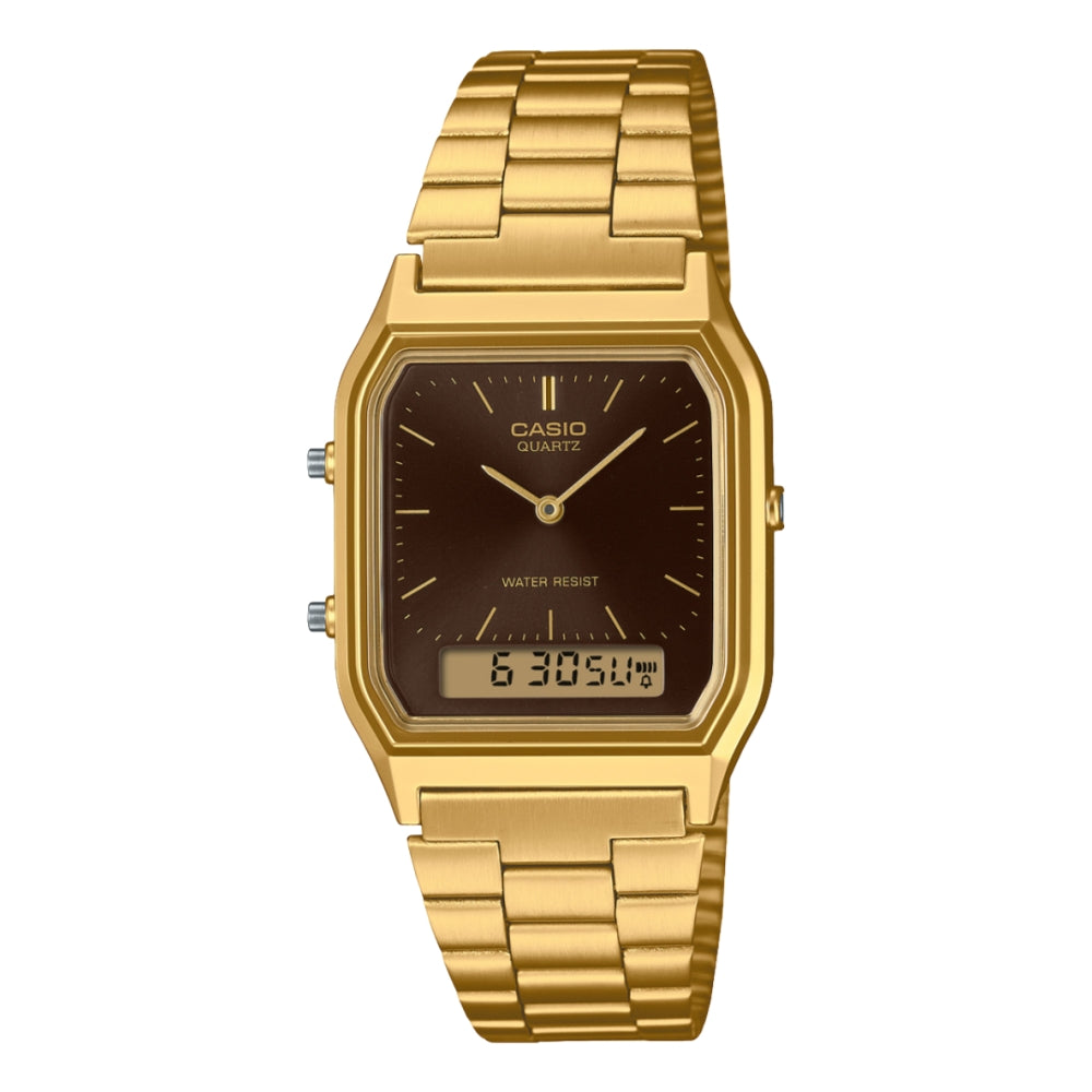CASIO VINTAGE GENERAL LINE AQ-230-GOLD