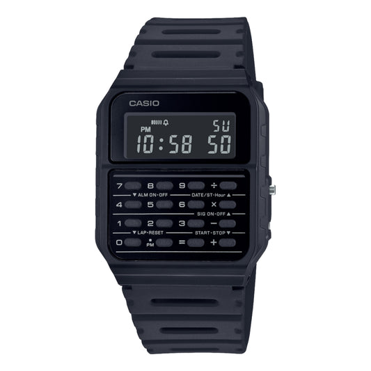 CASIO VINTAGE GENERAL LINE CALCULATOR WATCH-BLACK