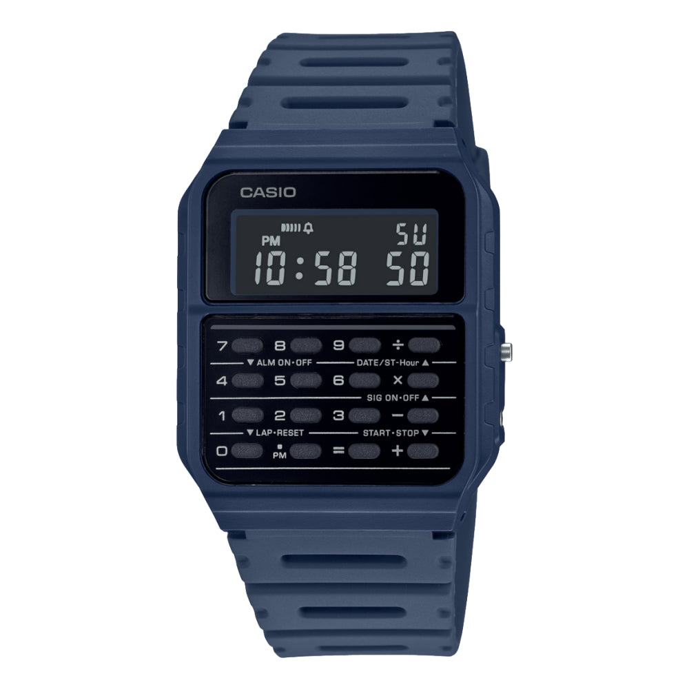 CASIO VINTAGE GENERAL LINE CALCULATOR WATCH-BLUE