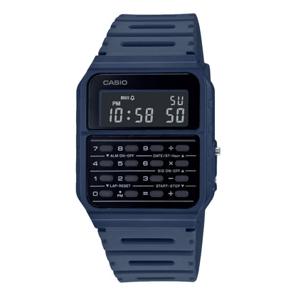 CASIO VINTAGE GENERAL LINE CALCULATOR WATCH-BLUE
