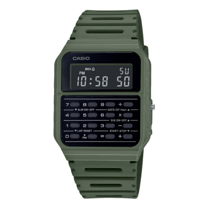 CASIO VINTAGE GENERAL LINE CALCULATOR WATCH-GREEN
