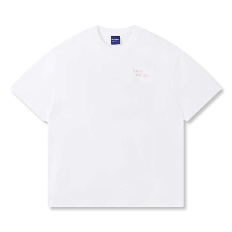 OPEN DIALOGUE VINTAGE VASE TEE-WHITE