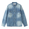 ESPRIT VINTAGE WASHED DENIM OVERSHIRT-BLUE
