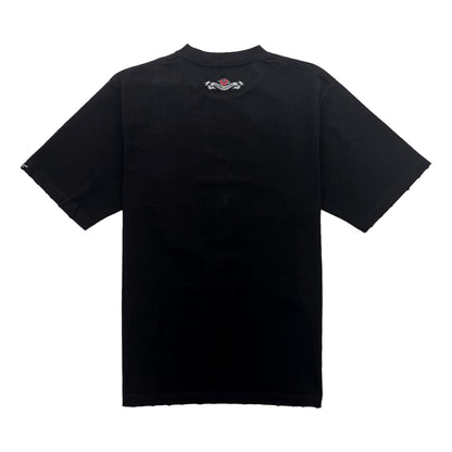 2ND CLOSET VIRGIN MARIA PRINTED T-SHIRT-BLACK