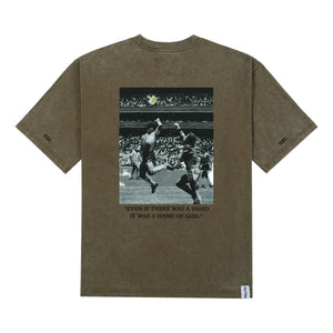 NEUTRAL SOCIETY VOLLEY BALL TEE-WASHED BROWN