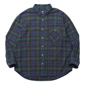 MADNESS VTG BRUSHED TWEEDY BD SHIRT (MADE IN JAPAN)-MULTI