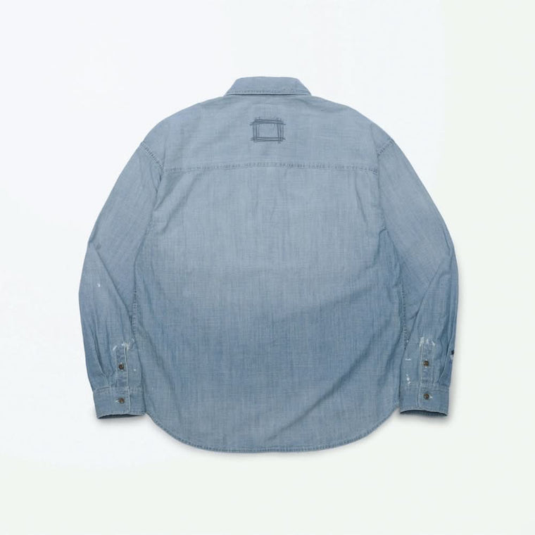 MADNESS VTG CHAMBRA BUTTONS SHIRT-INDIGO