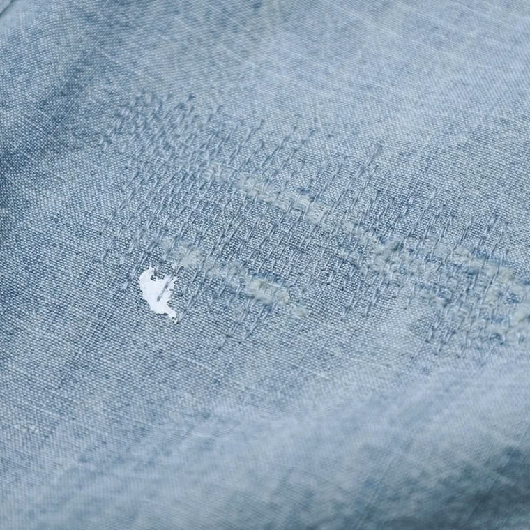 MADNESS VTG CHAMBRA BUTTONS SHIRT-INDIGO