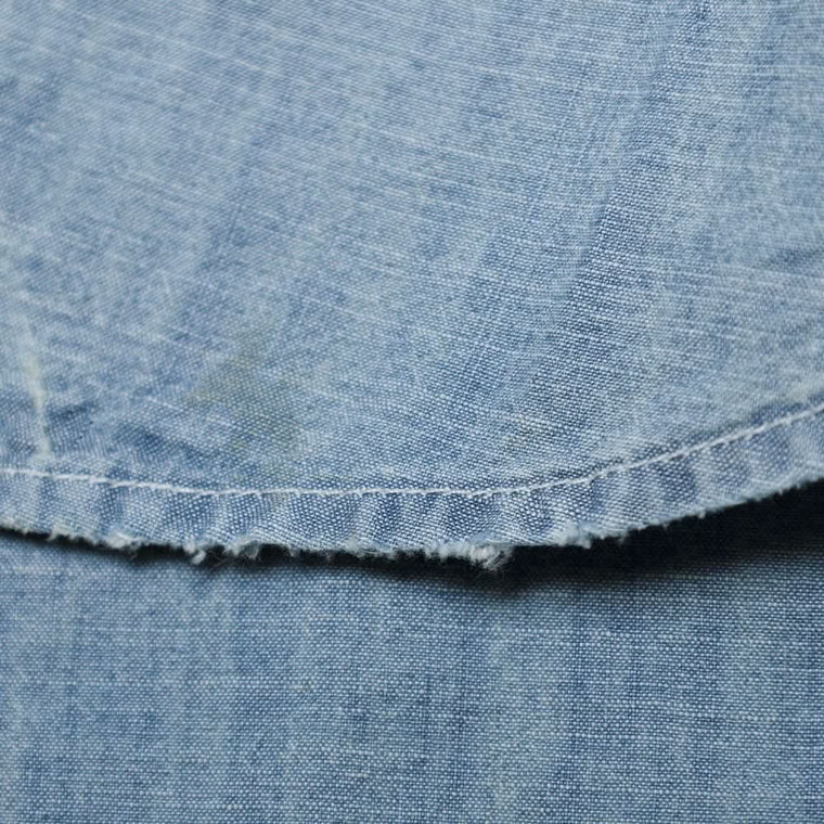 MADNESS VTG CHAMBRA BUTTONS SHIRT-INDIGO